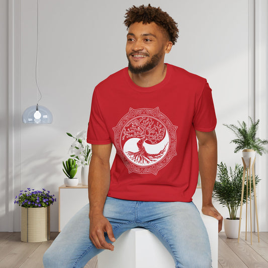 Tree of Life Yin Yang 6 Adult T-shirt