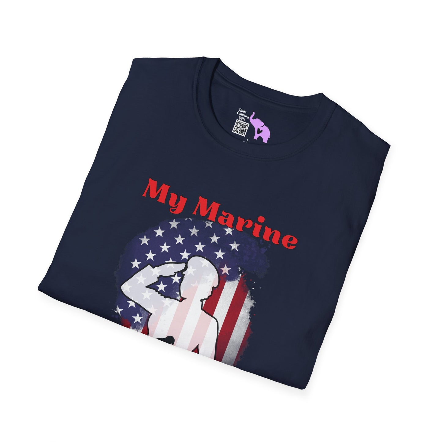 My Marine My Daughter (Dad) Adult T-shirt