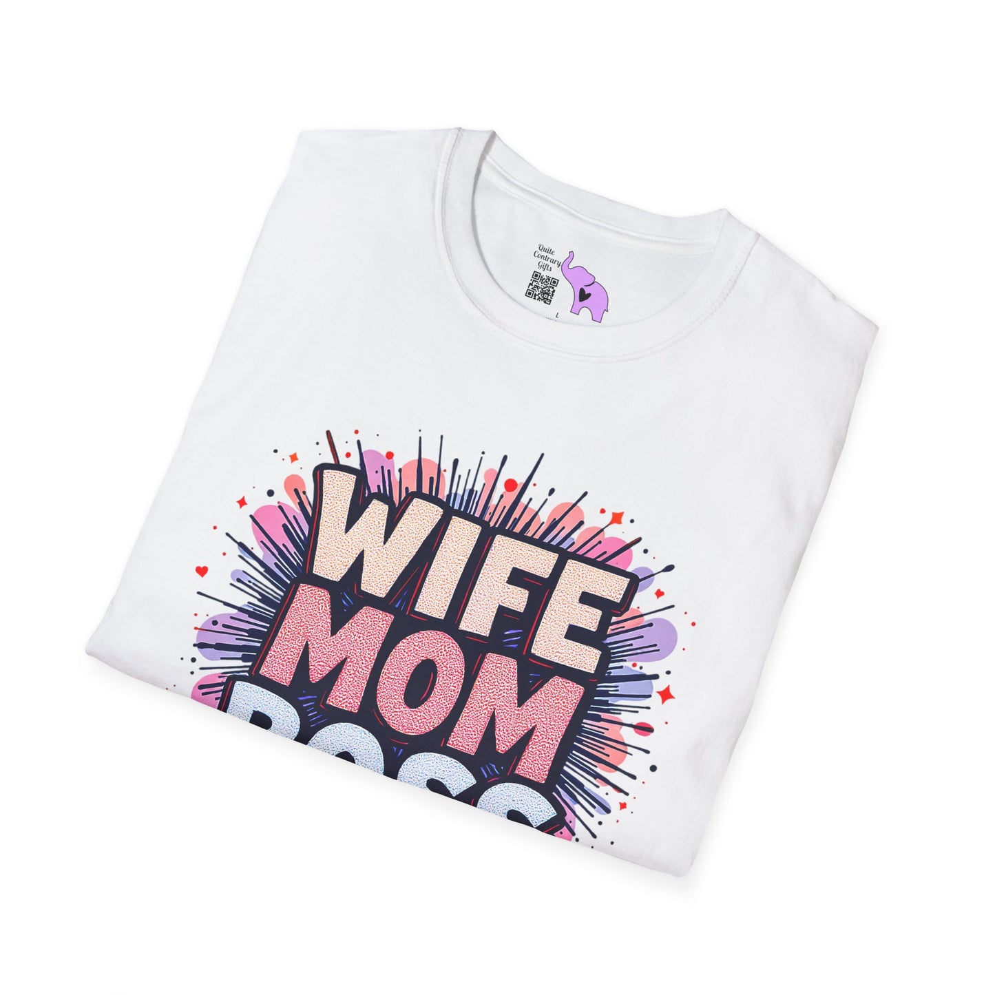 Wife Mom Boss Adult T-shirt