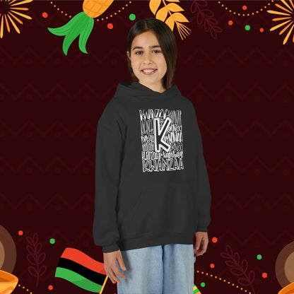 Kwanzaa Wordcloud Youth Hoodie