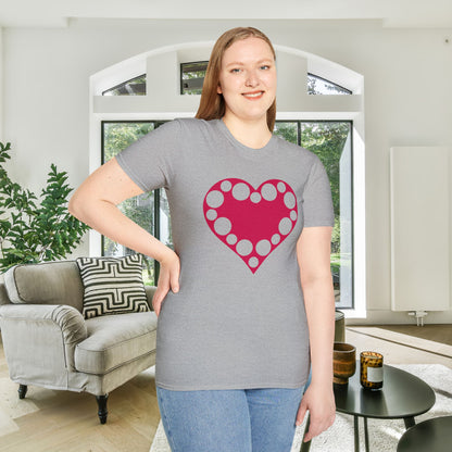 Heart 9 Adult Unisex Tshirt