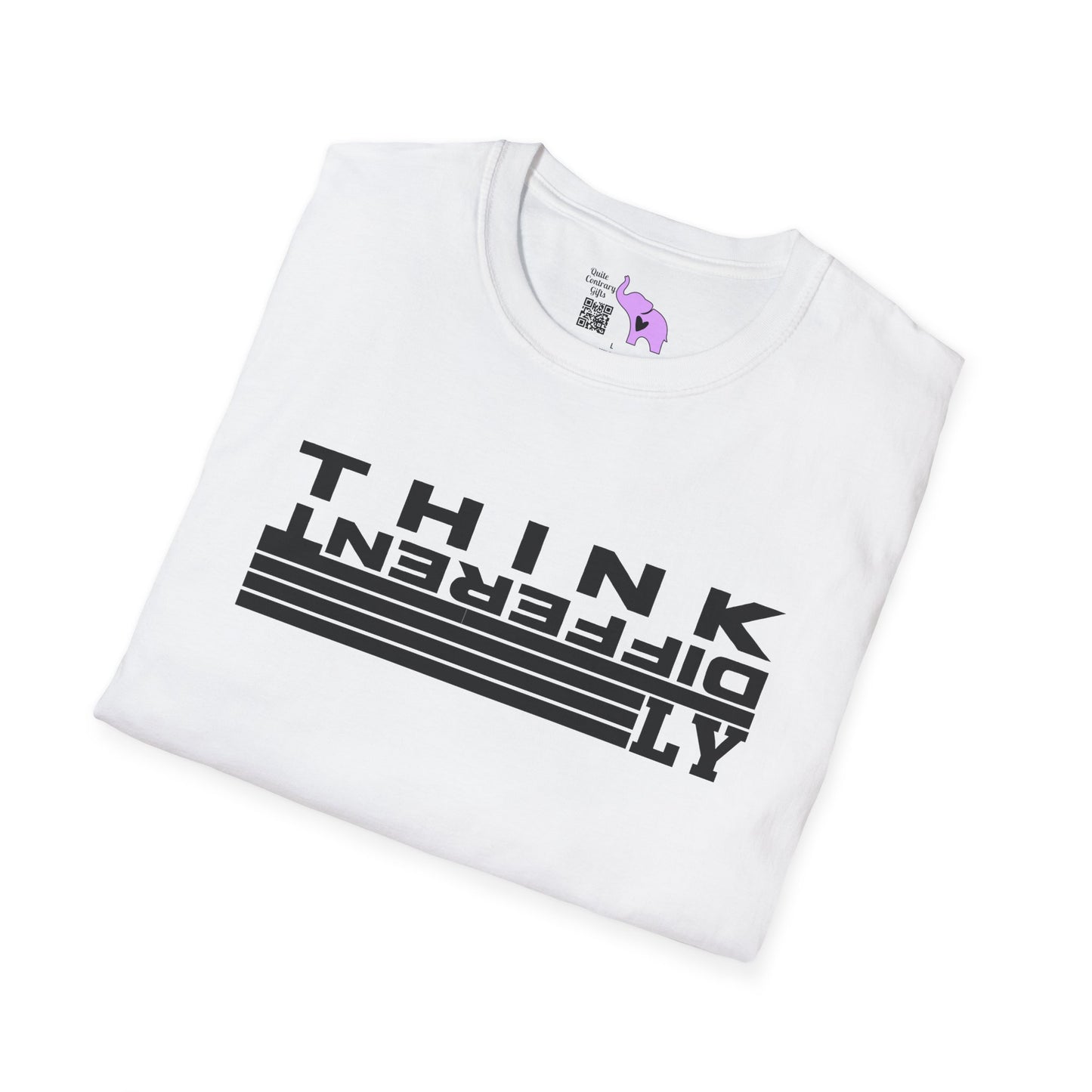 Think Differently Adult T-shirt