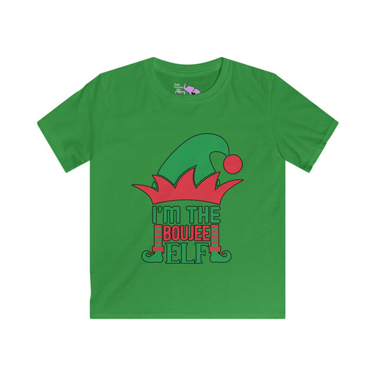 I'm The Boujee Elf Youth Softstyle Tee