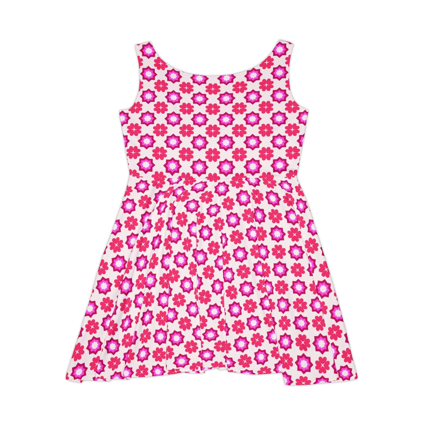 Rosy Star Garden Women's Skater Dress