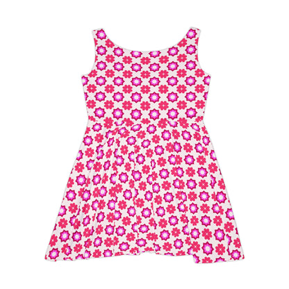 Rosy Star Garden Women's Skater Dress