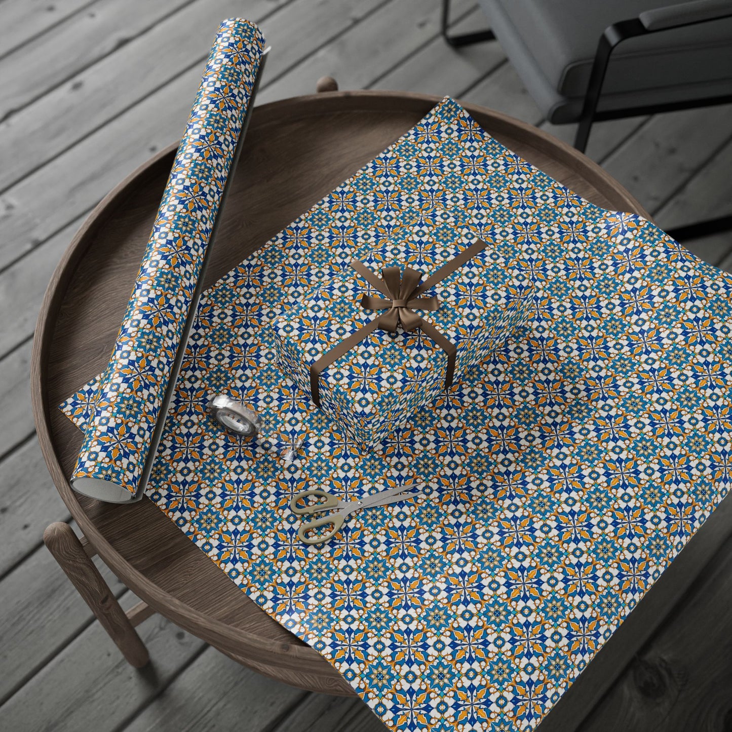 Talavera Sunburst Wrapping Paper