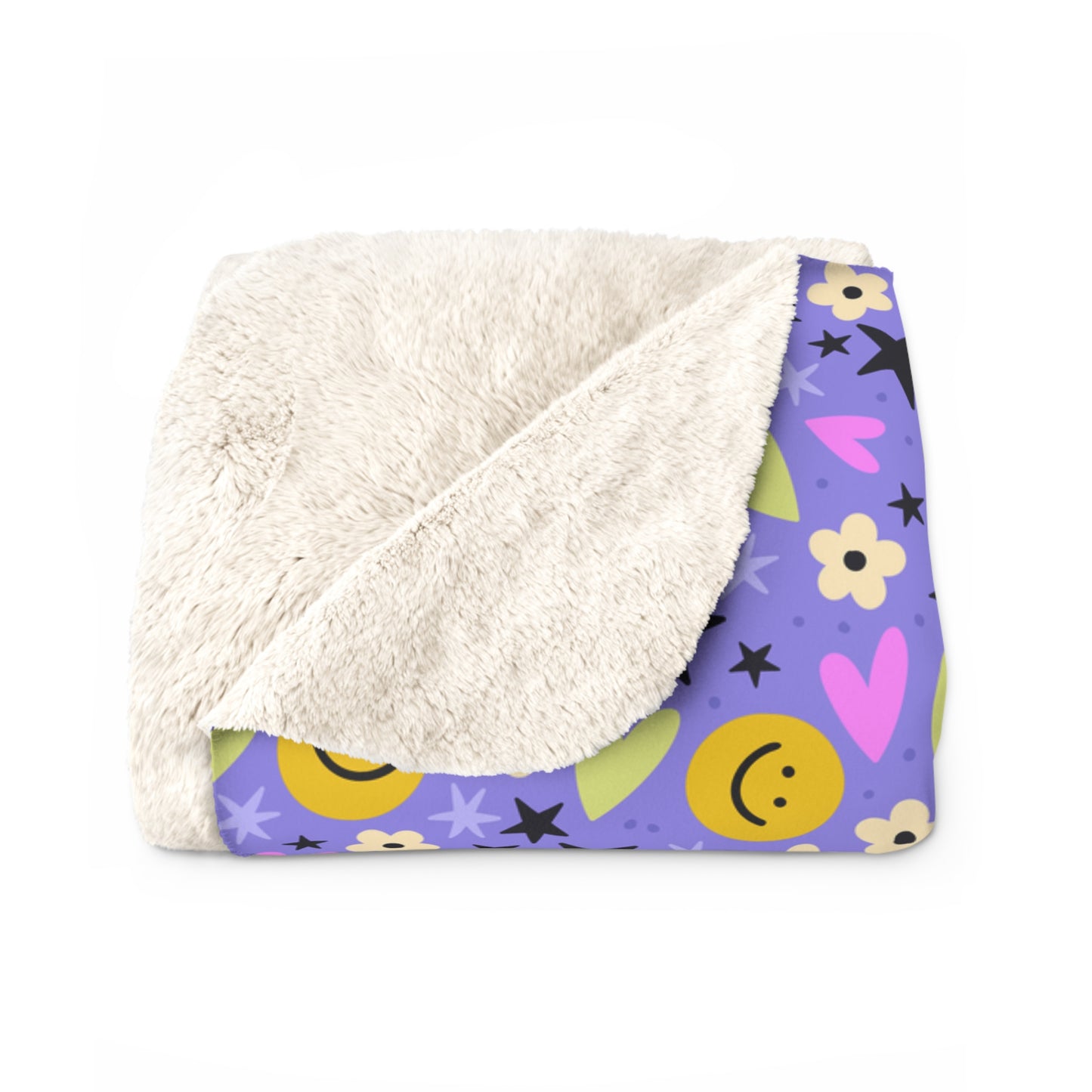 Happy Little Things Fleece Blanket