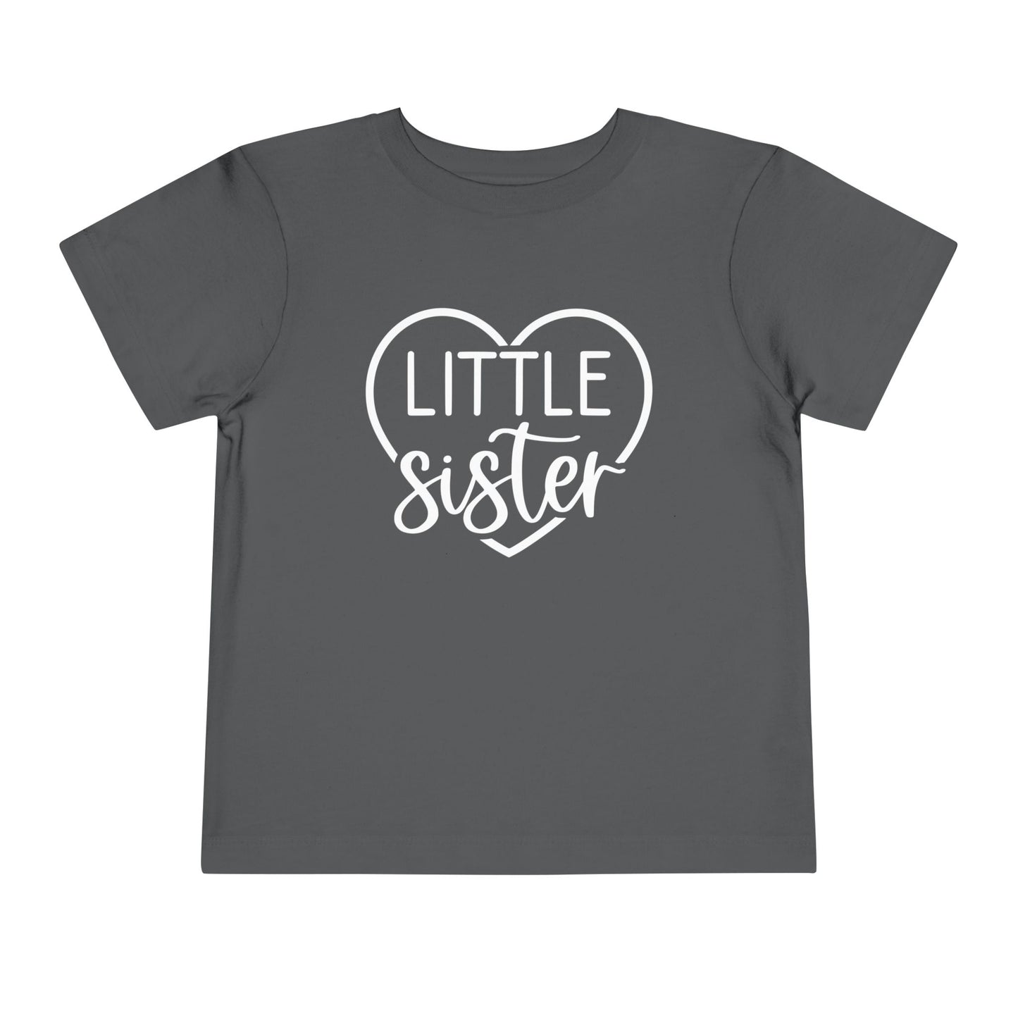 Little Sister (Heart) Toddler Tee