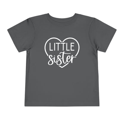 Little Sister (Heart) Toddler Tee