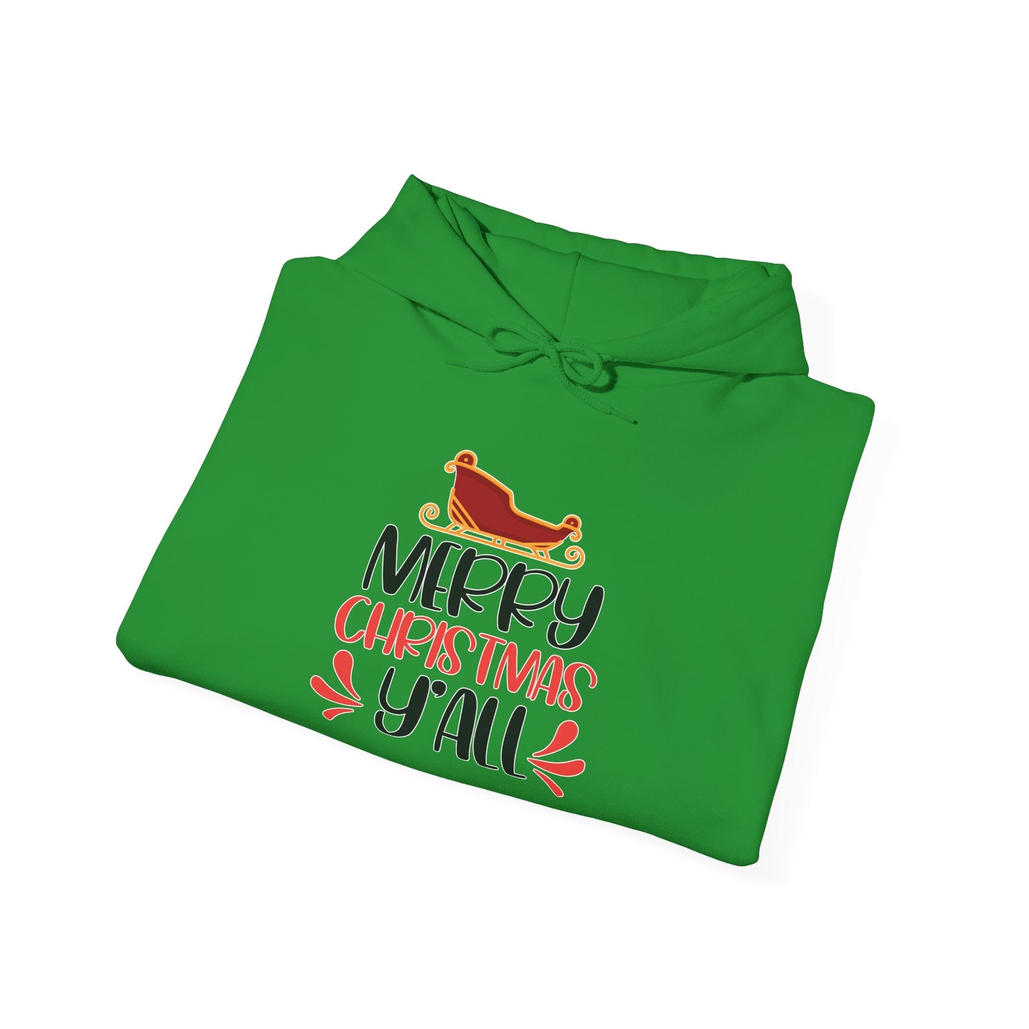 Merry Christmas Y'all Adult Heavy Blend™ Hoodie