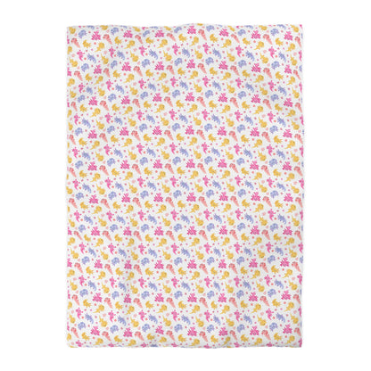 Axolotl Whimsy Microfiber Duvet Cover