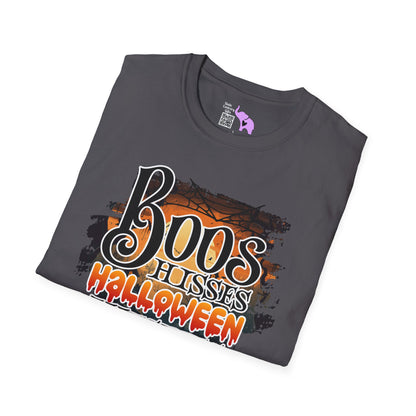 Boos Hisses Halloween Wishes Adult T-shirt