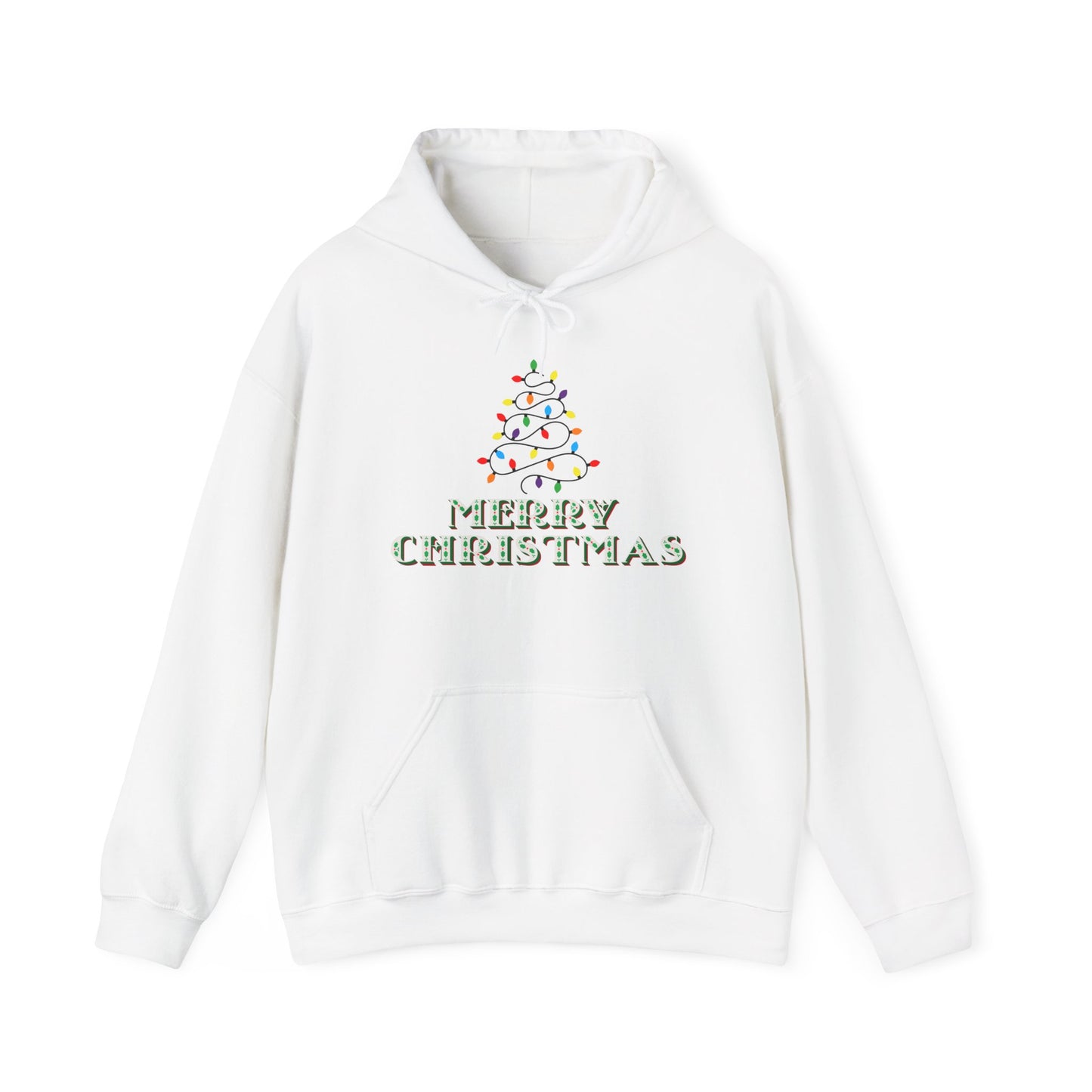 Merry Christmas Adult Heavy Blend™ Hooded Sweatshirt