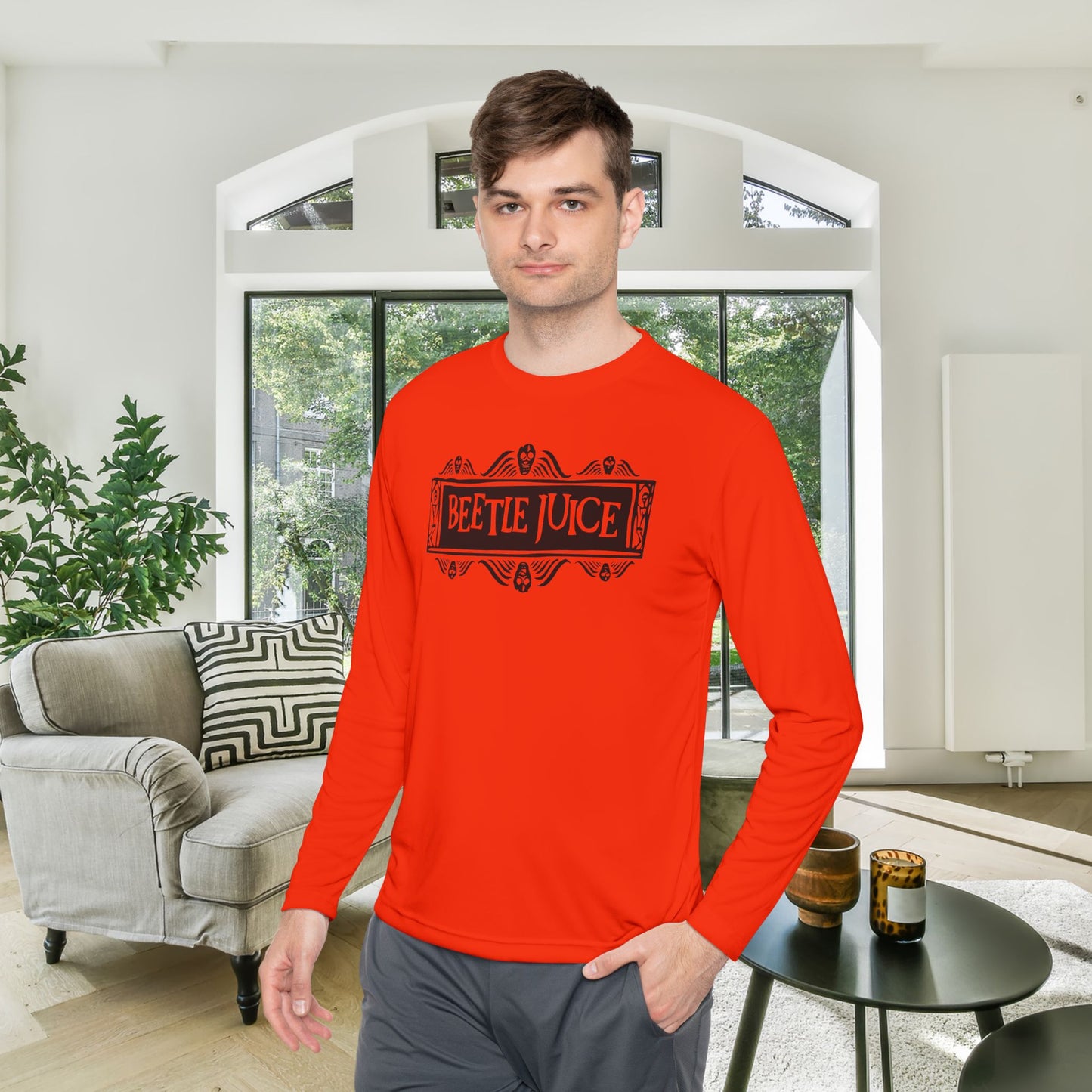 Beetlejuice Title Lightweight Long Sleeve Tee