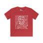 I Am Five Typography Youth Softstyle Tee