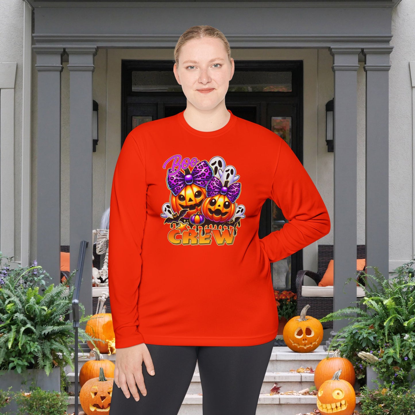 Boo Crew Adult Long Sleeve Tee