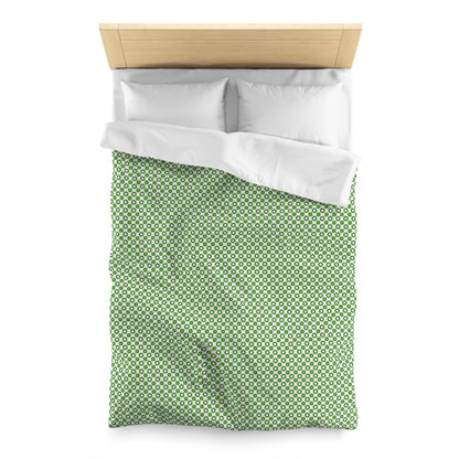 Emerald Star Garden Microfiber Duvet Cover