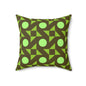 Pistachio Pinwheels Throw Pillow