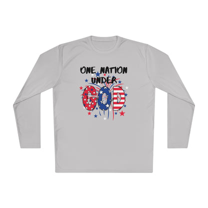 One Nation Under God Unisex Lightweight Long Sleeve Tee