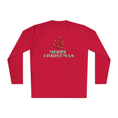 Merry Christmas Adult Long Sleeve Tee