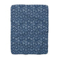 Blue Hexagons Sherpa Fleece Blanket