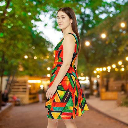Abundance Vibes Women's Skater Dress
