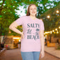 Salty LIl' Beach Adult T-shirt