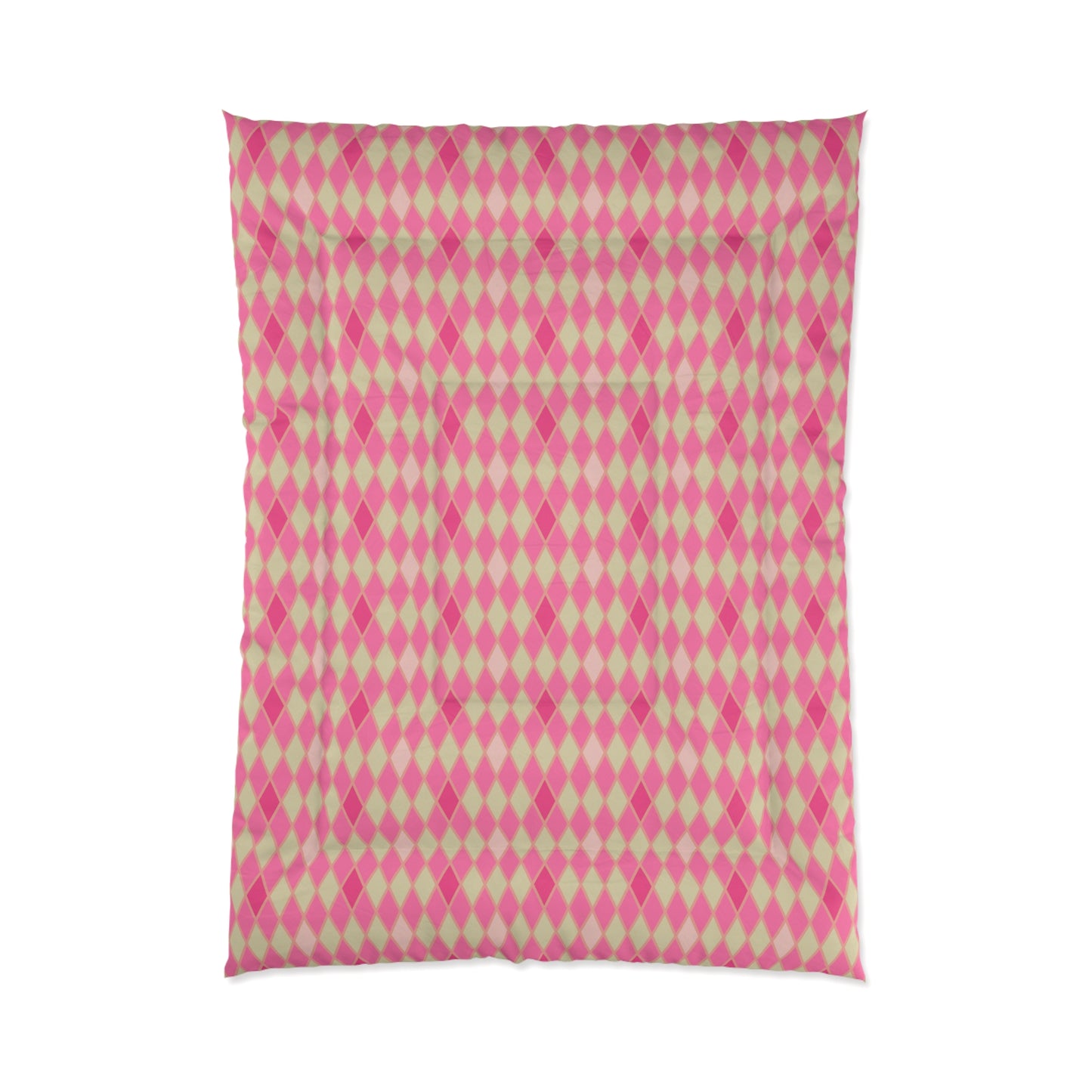 Pink Amour Harlequin Comforter