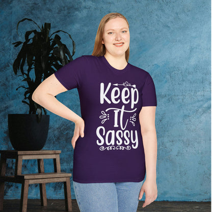 Keep It Sassy Adult T-shirt