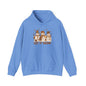 Let It Snow (Snowmen Trio) Adult Heavy Blend™ Hoodie
