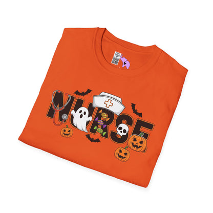 Fun Halloween Nurse Adult T-shirt