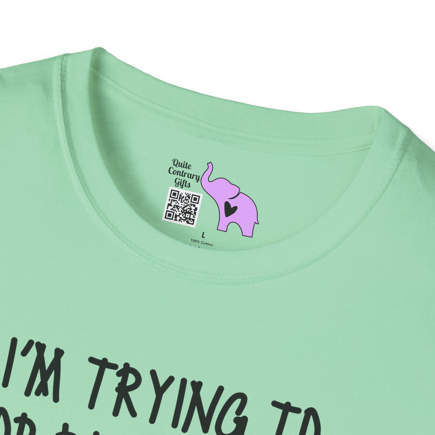 I'm Trying To Stop Being Mean But Yall Have To Stop Being Stupid First Adult T-shirt