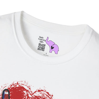 Peace Love America Adult T-shirt