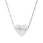'Always' Engraved Heart Necklace