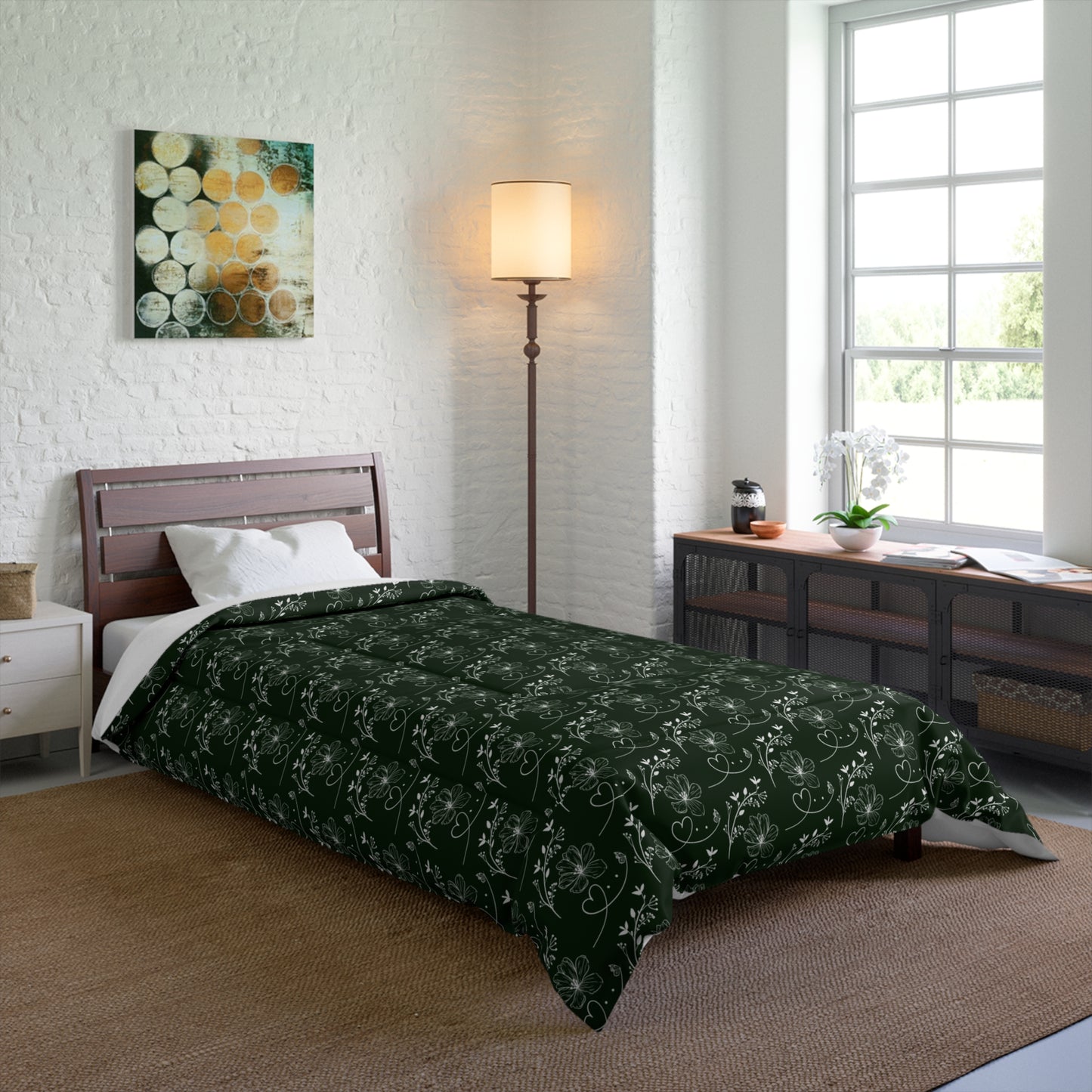 Flowers & Butterflies Comforter