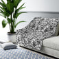 Whispering Blooms Fleece Blanket