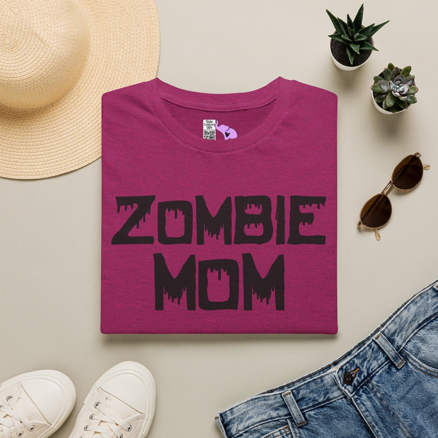 ""Zombie Mom Adult T-shirt
