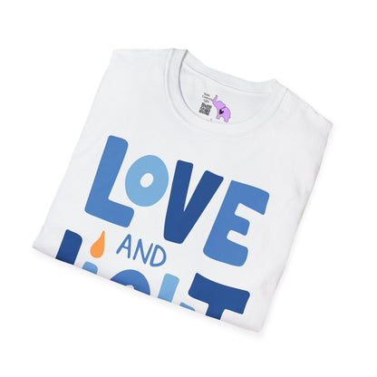 Hanukkah Love & Light 2 Adult T-shirt