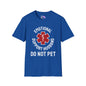 Emotional Support Husband Do Not Pet Adult T-shirt