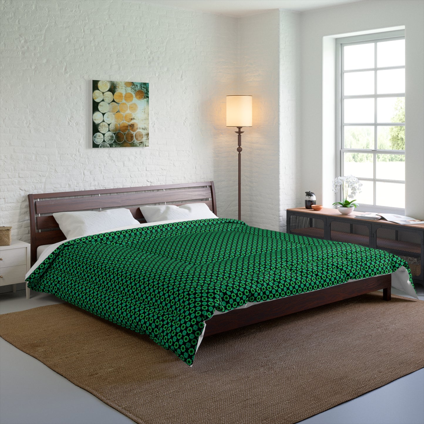 Clover Bloom Burst Comforter