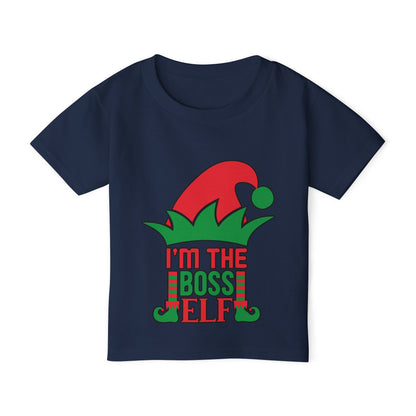 I'm The Boss Elf Heavy Cotton™ Toddler T-shirt