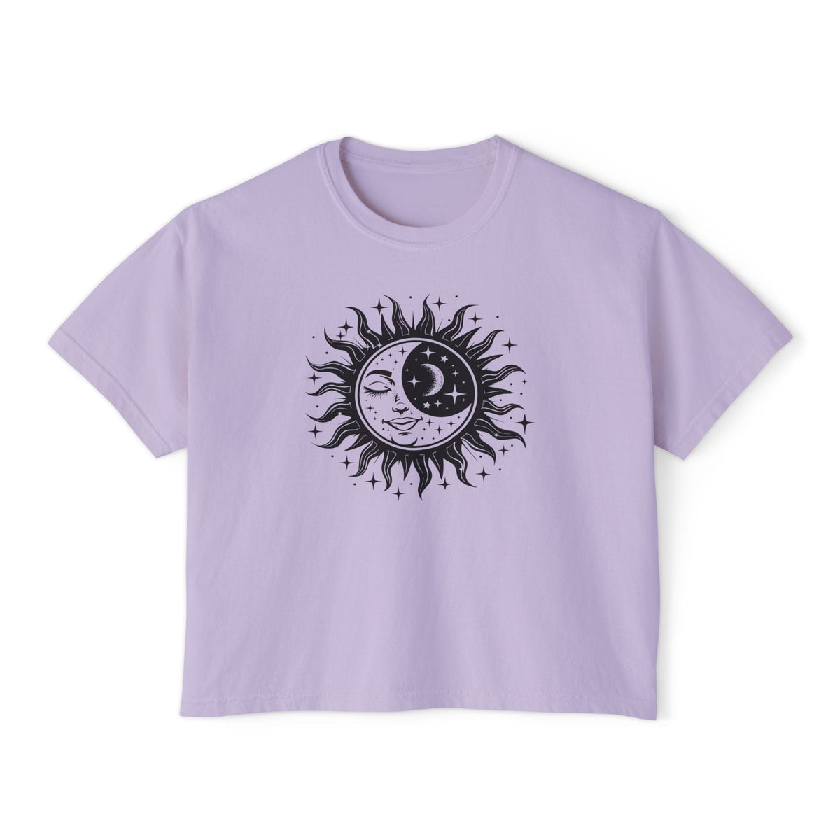 Celestial Sun/Moon Women's Boxy Tee
