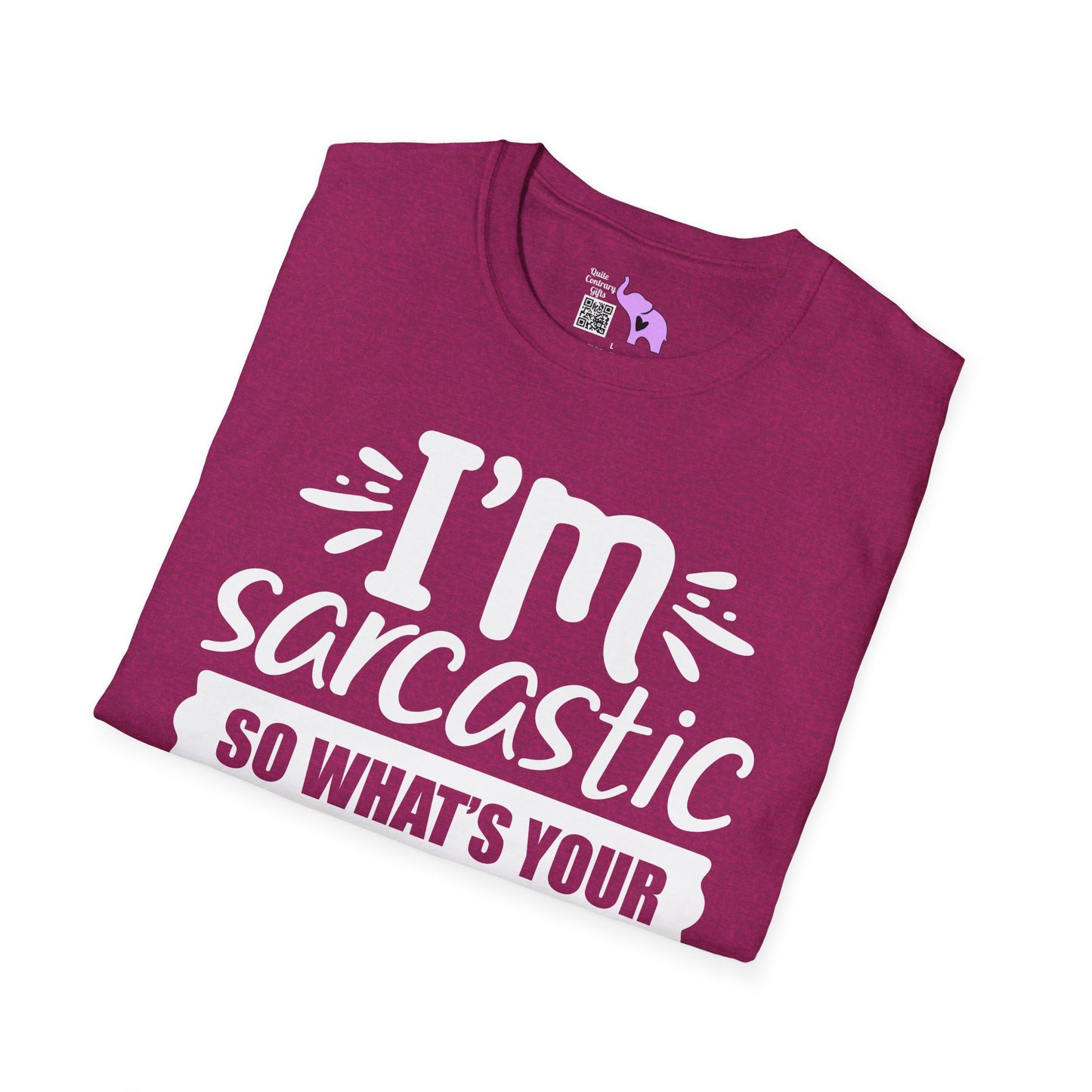 I'm Sarcastic So What's Your Superpower Adult T-shirt