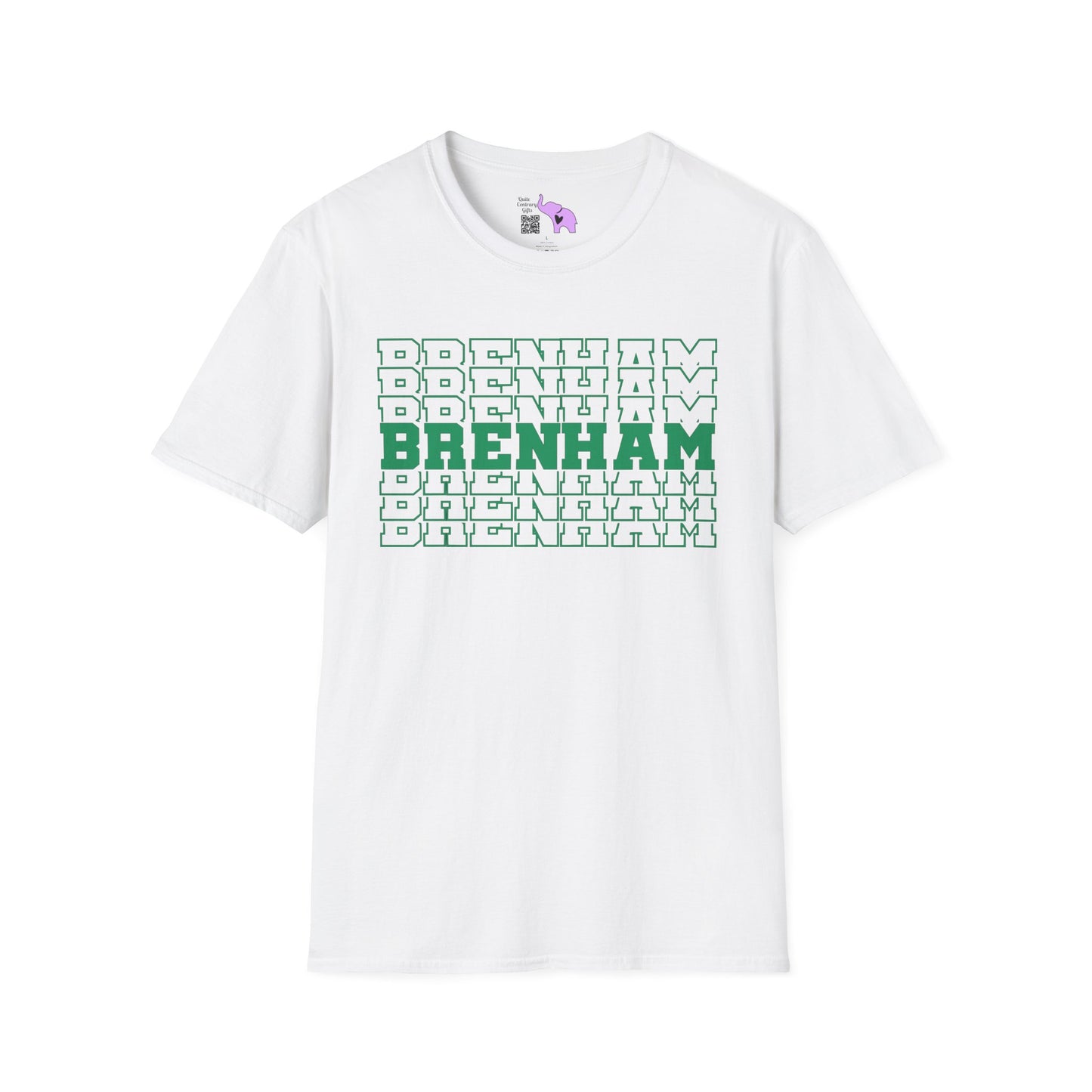 Brenham (Stacked) Adult T-shirt