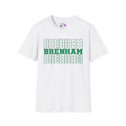 Brenham (Stacked) Adult T-shirt