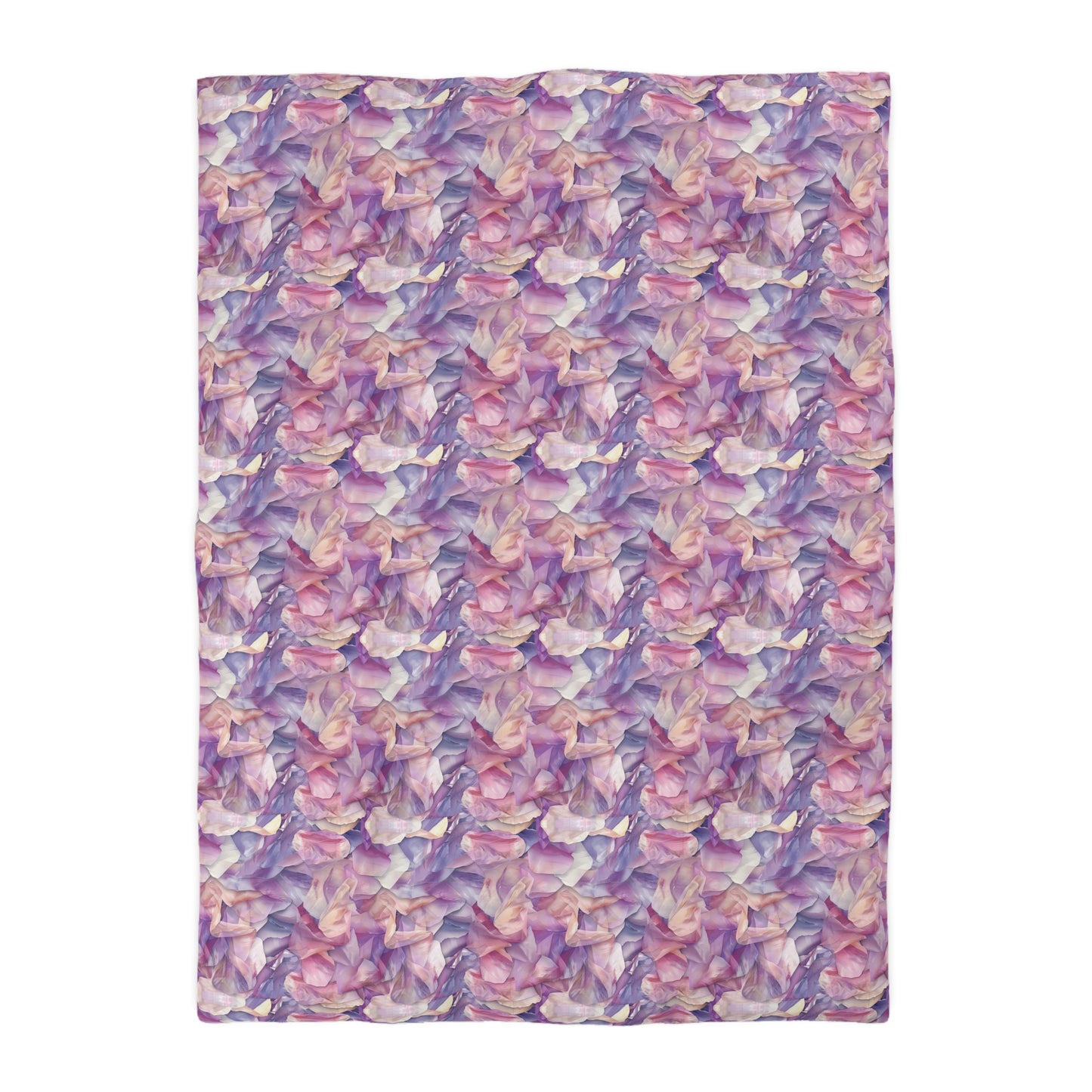 Ethereal Bloomscape Microfiber Duvet Cover
