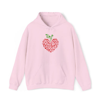 Teacher Heart 1 Heavy Blend™ Hooded Sweatshirt