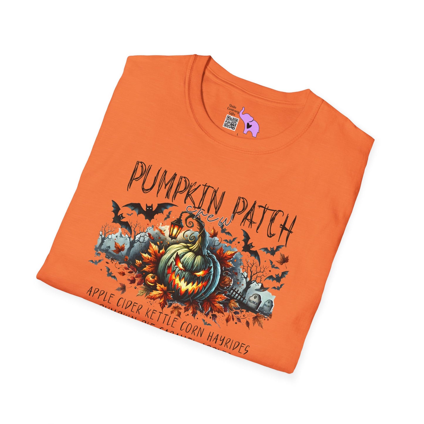 Spooky Pumpkin Patch Adult T-shirt