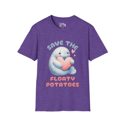 Save The Floaty Potatoes (Manatee) Adult T-shirt