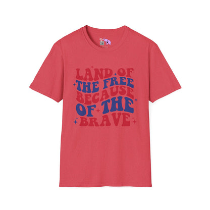 Land of the Free Because of the Brave T-shirt